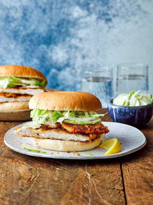 Chicken schnitzel roll
